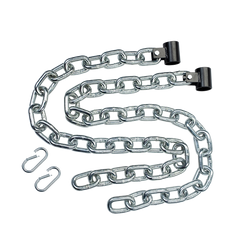 Weightlifting chains|Chains on curl bar|In use squat|In use bench press|In use T-Bar row
