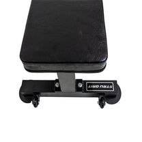 Falt Utility Bench|Angle view|Transport Wheels
