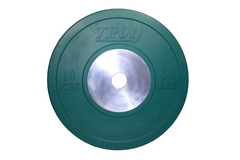 Troy Barbell Competition Grade Green Solid Rubber Bumper