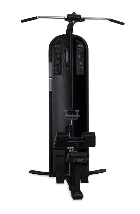 Angle view|Front View|Bicep Curl|Mid Row Pull|Low Row|Lat Pull Down|Hyper Back Extension|Footprint