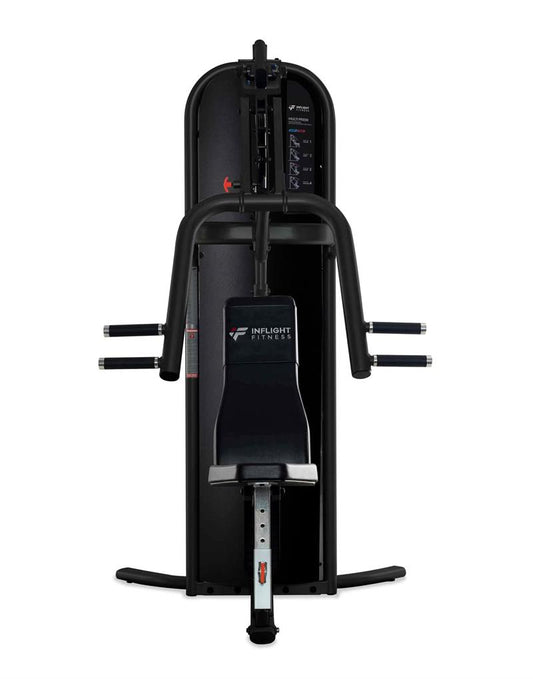 Multi Press Combo Machine|Front View|Exercise Selector|Footprint