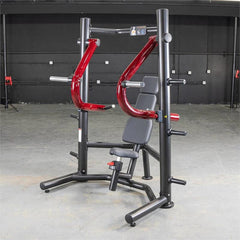 Decline chest press machine|In use