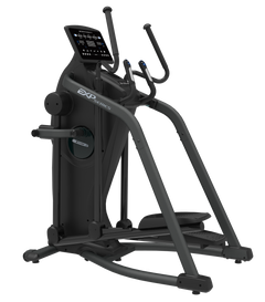 E1100 commercial elliptical crosstrainer angle view with LCD Console