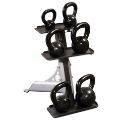 Body-Solid 3-Pair Kettlebell Rack