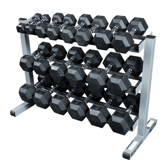 Body-Solid 40 Inch 3-Tier Dumbbell Rack|