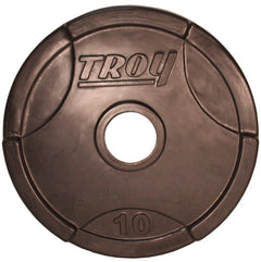 Troy Barbell Rubber Encased Olympic Grip Plate - 10lb
