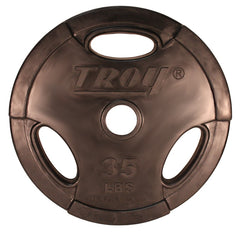 Troy Barbell Rubber Encased Olympic Grip Plate - 35lb