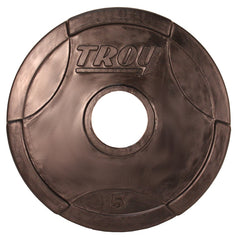 Troy Barbell Rubber Encased Olympic Grip Plate - 5lb