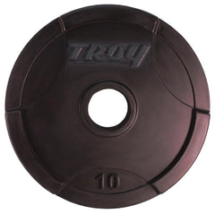 Troy Barbell High Grade Urethane encased Olympic grip plate. - 10lb