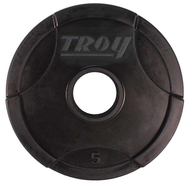 Troy Barbell High Grade Urethane encased Olympic grip plate. - 5lb