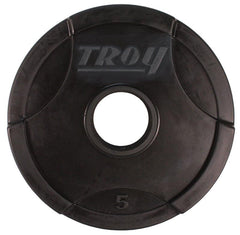 Troy Barbell High Grade Urethane encased Olympic grip plate. - 5lb