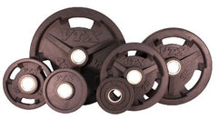 Troy Barbell VTX Rubber Grip Olympic Weight Plate Set