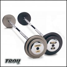 Troy Barbell Pro Style Barbell - Fixed Weight Set|