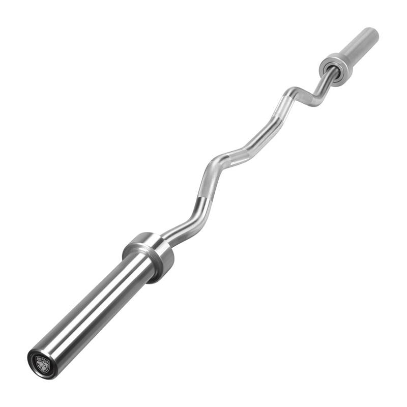 American Barbell(アメリカンバーベル) EZカールジムバー American Barbell Hard Chrome Olympic EZ Curl Bar | American Fitness