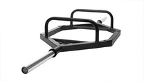 Trap Hex Bar |Side view with plates|Top view with plates