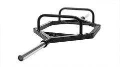 Trap Hex Bar |Side view with plates|Top view with plates