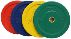 Troy Barbell VTX Solid Rubber Bumper Plate Set