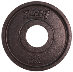 Troy Barbell Wide Flanged Olympic Plate - 2.5lb - Black