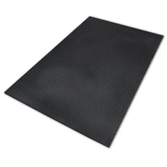 4 foot by 6 foot x 1/2 inch rubber mat