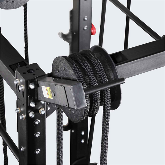 RX2100 Rope Pulling Drum|Rope Pulling Drum top view|Rope Pulling Drum attached to rack|Rope Pulling Drum in use