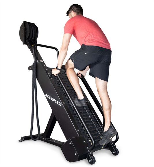 RX4400 Rope Climber Combo|Climbing with side rails|Climbing with dual rope hold|Climbing with top rail hold