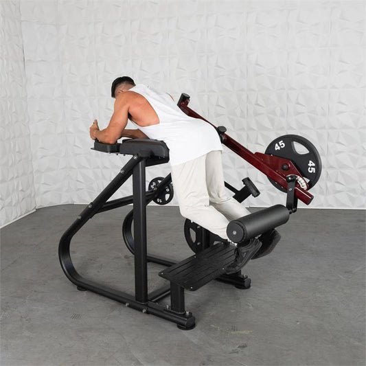 Reverse Hyper Extension Machine|Start position|Extend position