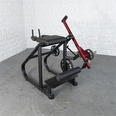 Reverse Hyper Extension Machine|Start position|Extend position
