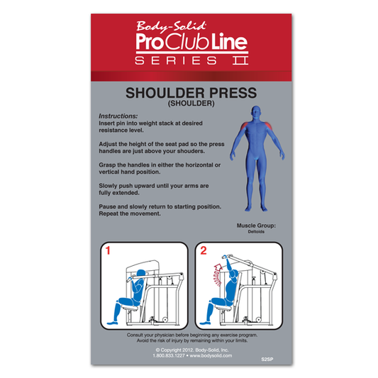 Body-Solid Pro Clubline S2 Shoulder Press Machine |