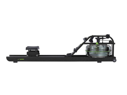 S680 Rower|Side View|Stored upright position|Key Features