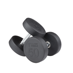 Round Rubber Dumbbell Set