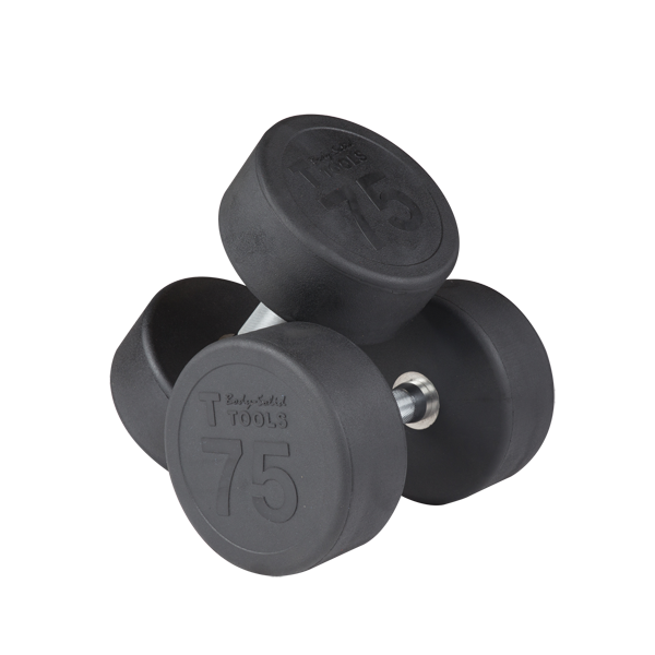 Round Rubber Dumbbell Set