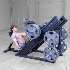 Pro Clubline Leg Press|Front angle view|Rear angle view