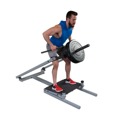 T-Bar Row in use|T-Bar Row machine|With plates loaded