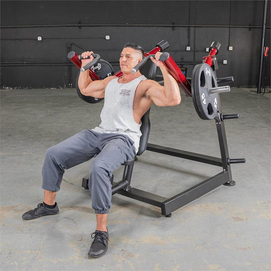 Iso Lateral Shoulder Press Machine|Start position|Finish position|Single arm press