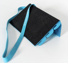 Slant Board with Band|Slant Board in use with band|With Band side view|Squat Set Up with Band|