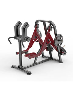 Plate load stride trainer machine