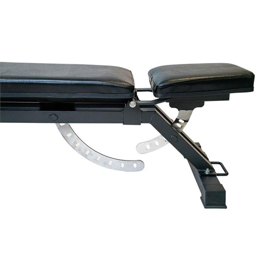 Total Ab Bench|Seat|Pop pin adjustment|Transport Wheels|Leg Hold Down