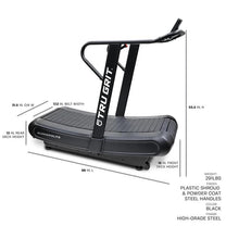 Runner Side View|Product Dimensions|Tension Dial|Tread Slats|Transport Handle