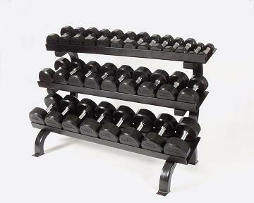 Troy Barbell VTX Commercial 3-Tier Dumbbell Shelf Rack|