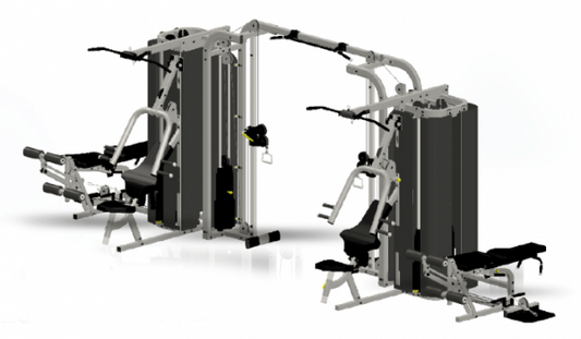 Gym with 84" Cable Crossover|Gym with 54" Cable Crossover