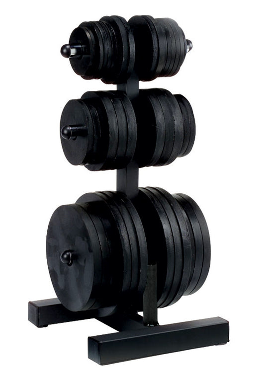Body-Solid Olympic Weight Tree & Bar Holder|Olympic EZ Load Weight Tree
