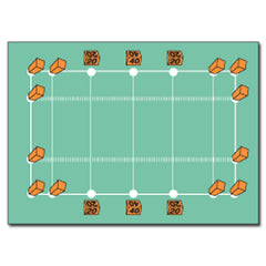 Flag Football Lining Set