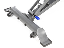 Bench Front Angle|Mid Decline|Full Decline|Flat Position|Upright Position|Back Pad Angles|Seat Angles|Transport Wheels|Arm Curl Attachment|Leg Curl and Extension|Leg Hold Down Attachment