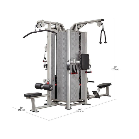 Gym assembled dimensions