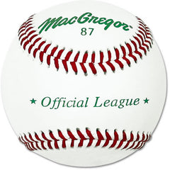 Mac #87 Official Split Leather Baseball