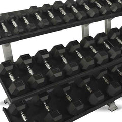 Rubber Hex Dumbbell Set