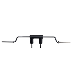 Safety squat bar with vinyl handles