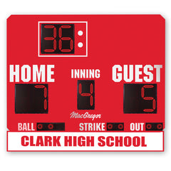 CUSTOM LOGO ON MSBBS2 SCOREBOARD