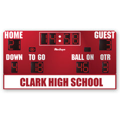 CUSTOM LOGO ON FB SCOREBOARD