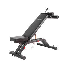 Total Ab Bench|Seat|Pop pin adjustment|Transport Wheels|Leg Hold Down